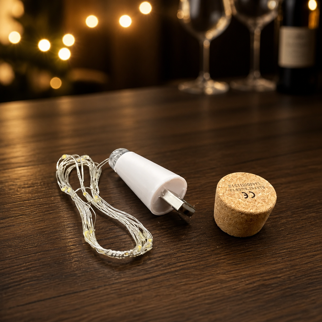 Geschenk mit Bedeutung | LED-Flasche "Die Welt braucht mehr Wunder" - Geburt